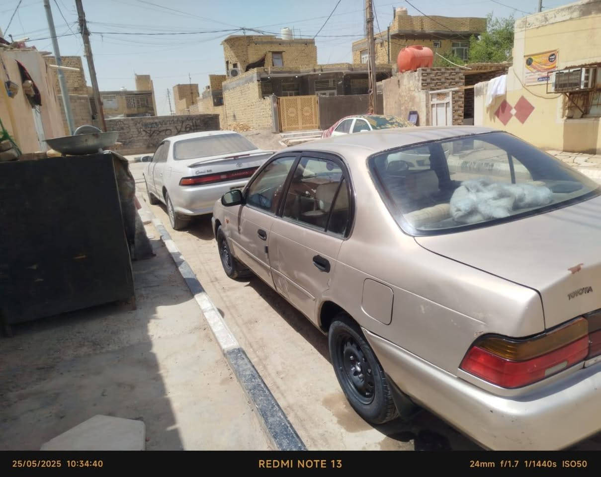 سلام عليكم كورلة مو ديل 93سيارة جاهزة تخم تاير جديد حدادي جديدة تبريد ثلج سيارة خير من الله رقم بغداد باسمي سعر 48 وبيهة مجال مكان سياره ناصرية مركز ***********
