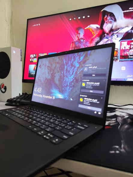 لابتوب lenovo للبيع جهاز نظيف جداً مواصفات حلوة
معالج ryzen5 5600u 
كرت vega 7
تشغل العاب ب اداء حلوة ومقبول تكدرون تشوفون بينشمارك عاليوتيوب رامات16
الجهاز راقي سلم شحن تايب سي بطارية تطول كلش هواي 
اسم الجهاز lenovo k14
السعر 330 بيهة مجال للشراي  مكاني اعظمية ***********
