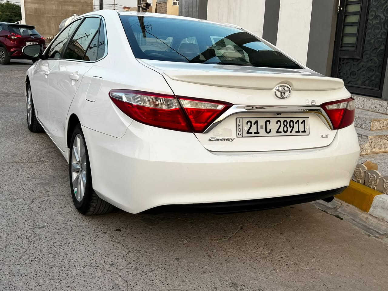 كامري 2015
مواصفات Le
رقم وسنويه كله جديد 
مكاني كركوك 
سعر 150 
للاستفسار خابر ***********
