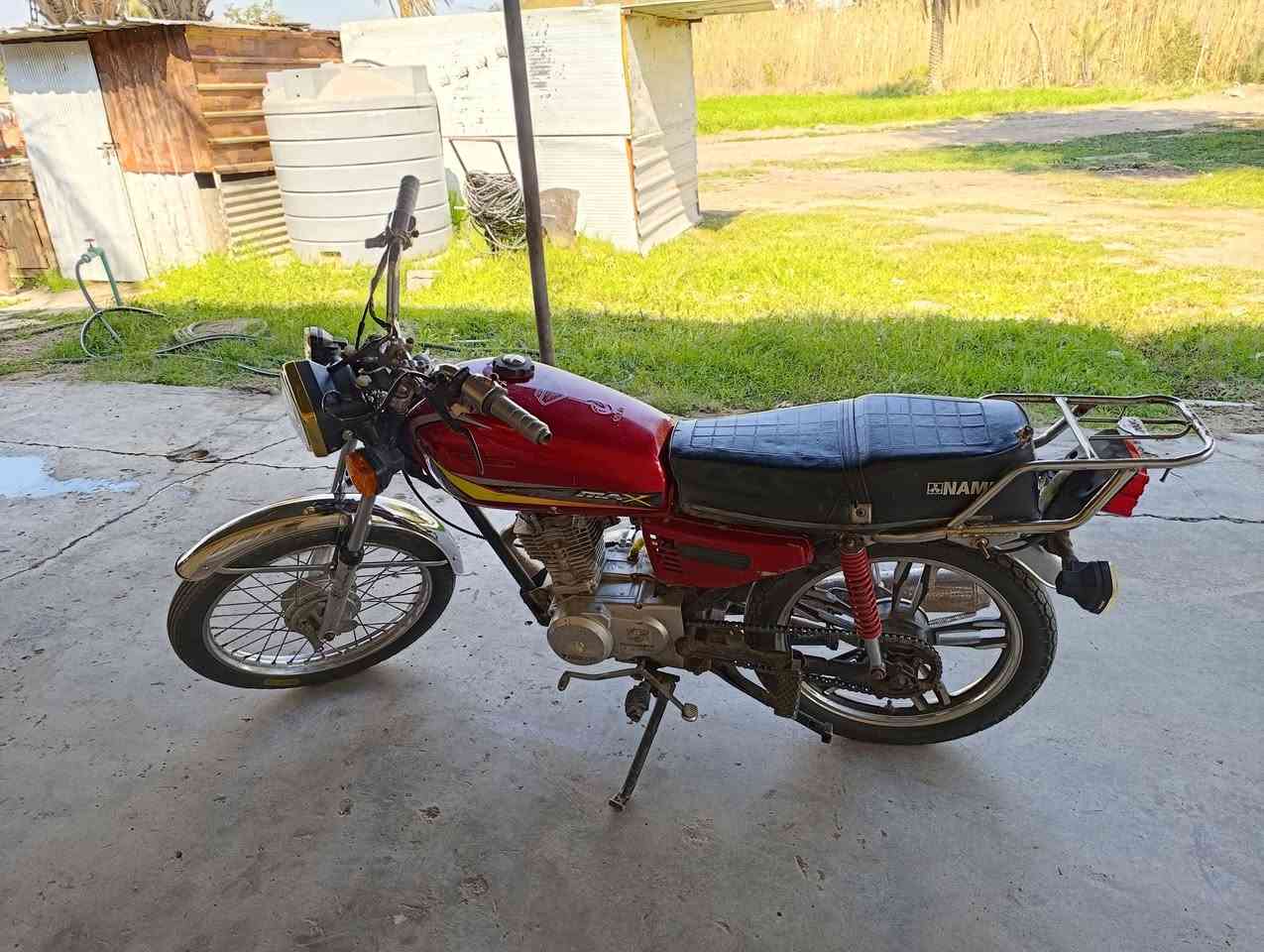 دراجه ايراني 2020 محرك مكفول 125
4گير ما بيها نقص السعر 350وبيها مجال 
الموقع الشرطه الرابعه الكرخ 
الرقم /***********
