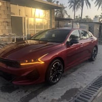 K5 gtline 2023 السياره حره بدون رقمه ضربته صفحه وصور تصليحه موضحه بالم...