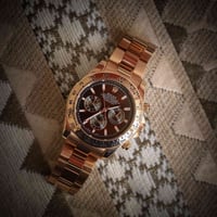 Zain_Watch ساعة رجالية ماركة ROLEX  المواصفات  .اللون برونزي .المينة ب...