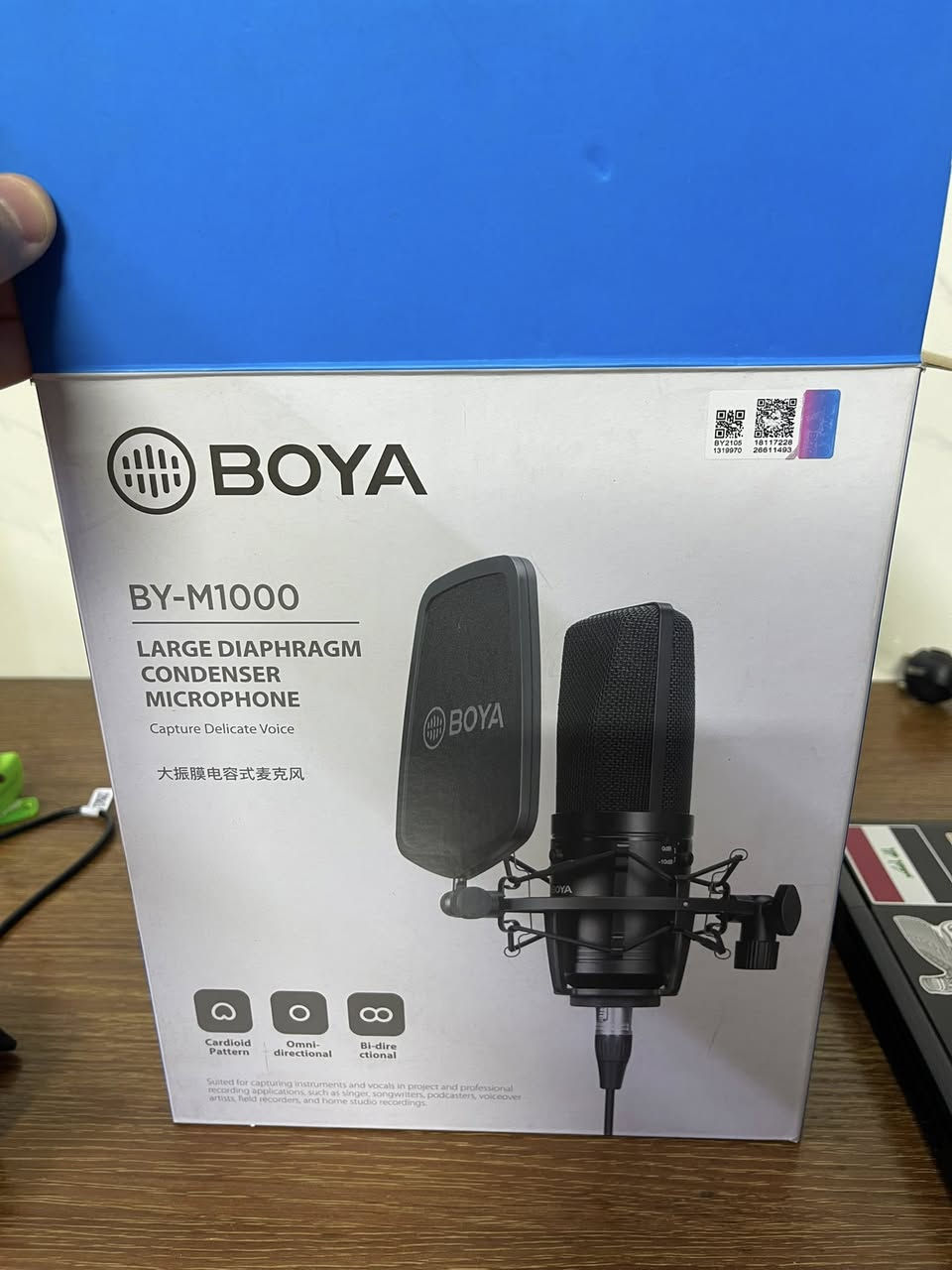 مايك 
BOYA BY-M1000 Condenser culo
Studio Microphone

جديد ما مستخدم السعر 125 وياه ستاند اصلي 

مكاني بغداد المدينة 
***********
