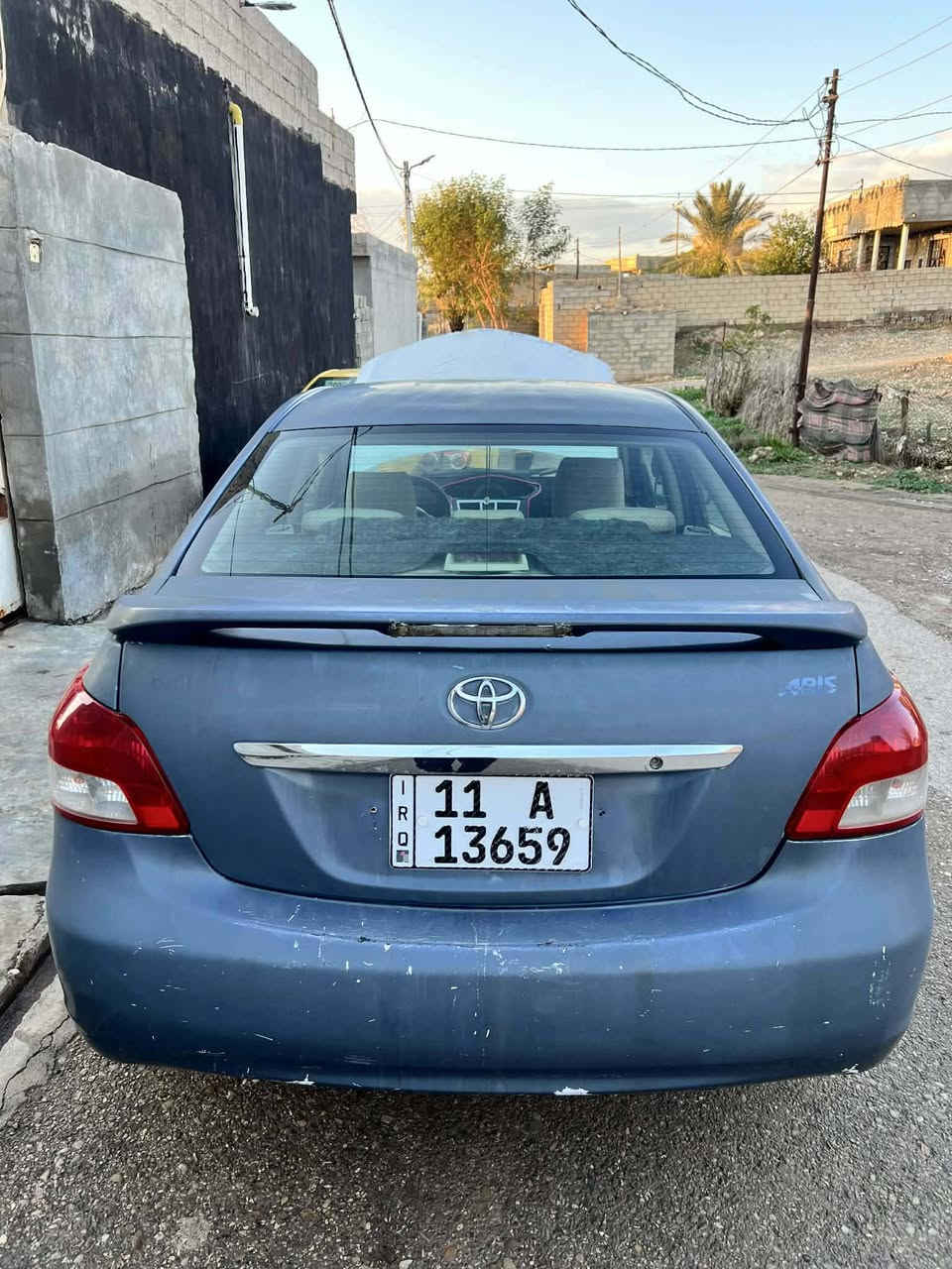 تيوتا يارس ٢٠٠٧ رقم بغداد نكليزي  تحويل 
السيارة جارد لونها صدرها ٨٠/١٠٠ تايرات نضاف باتري جديد تبريد شغال شاشة كار بلي كير عادي سيارة كاملة الحمدلله السعر. 
60 $ او مراوس
للتواصل رقم ***********
