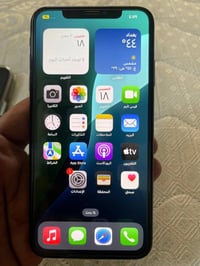 ايفون X MAX مستعمل نظيف شرق اوسط بدون ضربة او فطر او كسر بالجهاز لون ا...