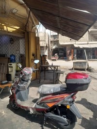 دراجة سكنس كهرباء للبيع السعر مليون و خمسين و بيها مجال  للاستفسار الا...