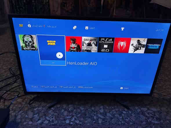 السلام عليكم
عندي بلي 4 واحد تيرا نظام 12:50 مهكر قرص
الجهاز بي 5 لعبات وبي مساحة بعد مثل ماموضح بالصورة
ويا يو بي اس 850 والجهاز مفتوح تنضيف فقط 
السعر 280 
***********
