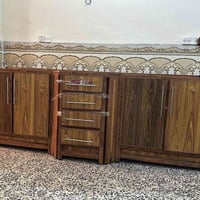 كاونتر المنيوم • ٥ قطع • سنك حوضين