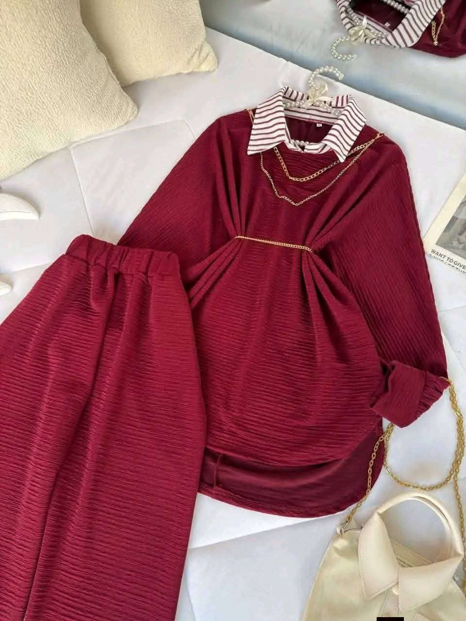 بّـسًـمِ آلَلَهِ آلَرَحًـمِـن آلُرحٍيَم 🌹🍃
#السعر_15الف_15الف 
سوت   قطعتين 🤍راهي كلش مريح 
#السعر_15الف_15الف 
قماشه ينطي بل لبس نوع الخامه ايروبين 

القياس 38 40 42 44 46 48 
توصيل الف دينار دخل المسيب وجميع محافظات العراق


**إذا كنت صاحب هذا الإعلان وتريد حذفه لأي سبب، رجاءا أرسل رسالة إلى الدعم الفني**