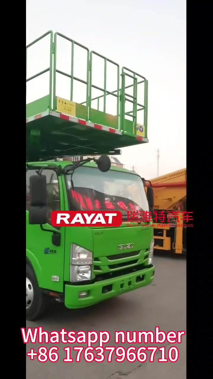 All large-platform aerial work platforms are made to order; there are no stock available. If you have a need, place your order early to receive your vehicle sooner. #bigplatform #skylift #telescopicboomlift #specialvehicle #cherrypicker #aerialtruck #AerialWorkPlatform #boomlift #manlift #buckettruck #bigbuckettruck


**إذا كنت صاحب هذا الإعلان وتريد حذفه لأي سبب، رجاءا أرسل رسالة إلى الدعم الفني**