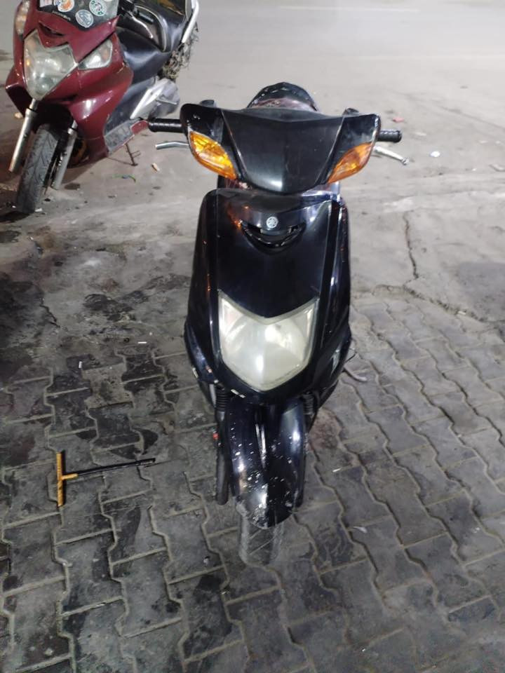 السلام عليكم ورحمت الله وبركاتو دراجة سكنس نثية نضيفة وحلوة مكينتهة ربه صالي شهرين من سويتة السعر400بيهة مجال هاذةًالرقم***********
