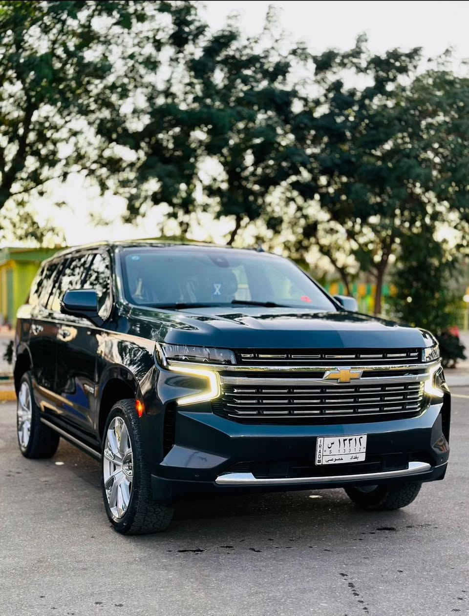 شوفرليت تاهو هاي كانتري  
CHEVROLET TAHOE 
الموديل :2021
مكينة 8 سلندر
عدد المسافات : 61 الف كليو متر
رقم بغداد 
——————— 
المواصفات: 
فول مواصفات 
داخل قرميدي 
بانوراما
كراسي جلد
كراسي اثنين كهرباء
كراسي هزاز(عند اقتراب السيارة من اي شي)
كراسي(تدفئة+تبريد)
كراسي خلفيه منفصله 
شحن الهاتف لاسلكياً
رادار
تحديد مسار
كروس سرعة

نظام AUTO START
هاندبريك دكمة AUTO HOLD
نظام DETECT OFF
نظام مانع انحدار
فول تحكم استيرن(جهتين امامي+جهتين خلفي)
استيرن كهرباء
استيرن تدفئة
شاشة عرض الاعطال
دوسة كهربائية
صندوك كهرباء (شفط)
دبل حساس (امامي+خلفي)
مانع تزحلق
فور ويل

شاشات خلفية اصلية
تشغيل عن بعد
دوسات كتابة CHEVROLET
اشارة بالمري
مري كهرباء(شفط)
#نقطة_عمياء
لايت عدسة زنون(عالي+ناصي)
لد أمامي خلفي
—————-
السعر 410 وبيها مجال بسيط للطيبين 
السياره حادثها بنيد فقط 
مكان السياره : بابل 

***********

