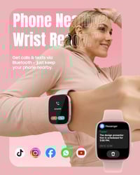 ساعة ذكية • شاشة أمولد • مكالمات ورياضة