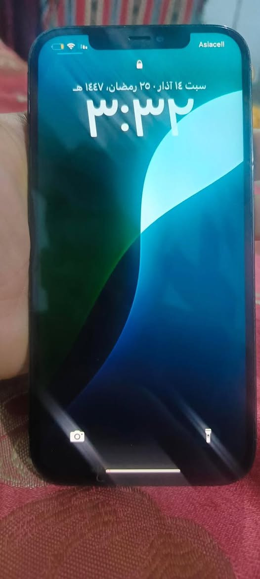 آيفون 12 برو ماكس مبدل شاشه وبطاريا سعر ٢٧٠ وبي مجال قليل شرق اوسط الموبايل *********** بدون ملحقات بيع او مراوس الزبير
