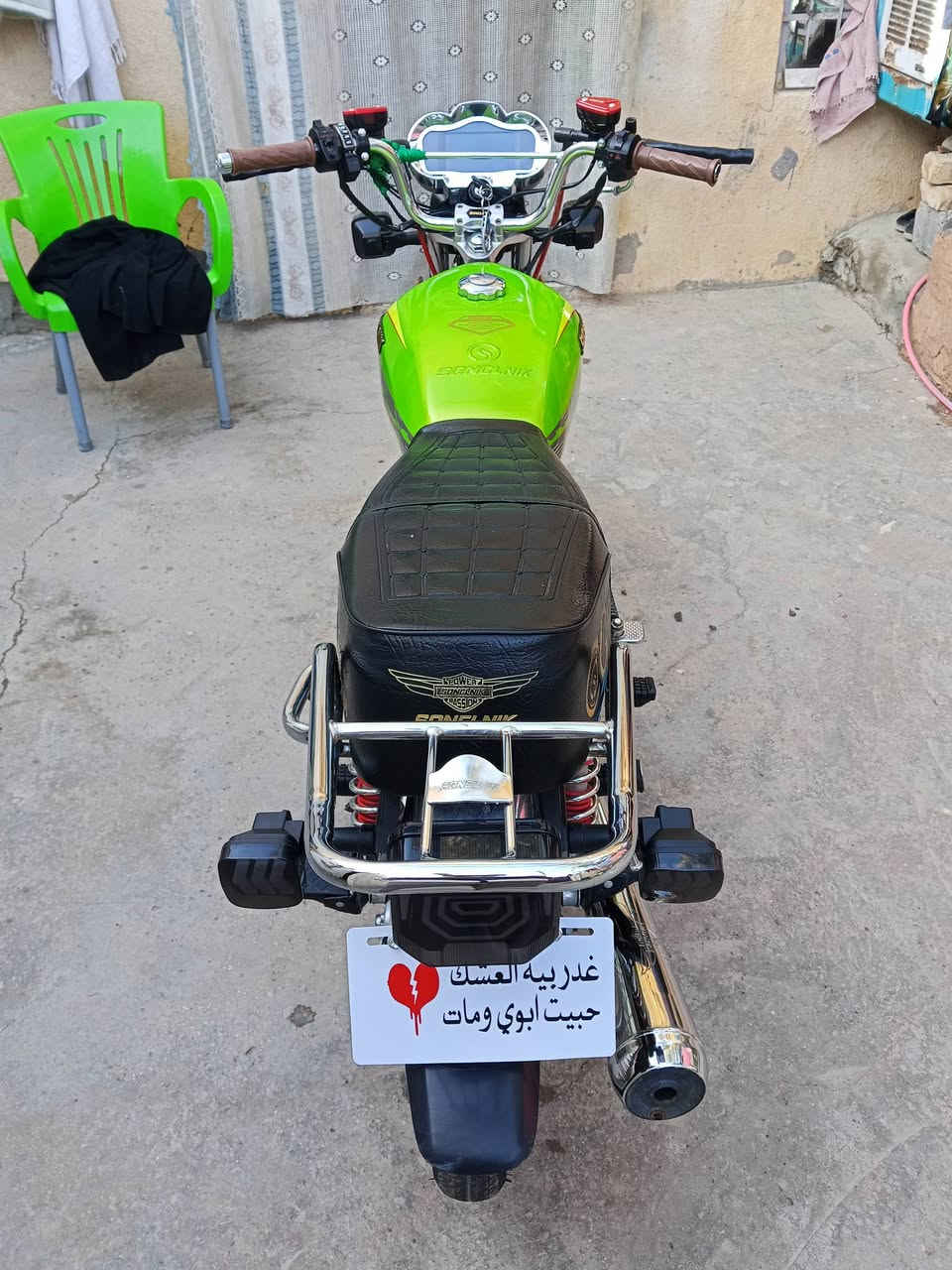 السلام عليكم عندي دراجه تايكر البيع موديل 25 الشراي يتصل عله هاذه الرقم ***********
