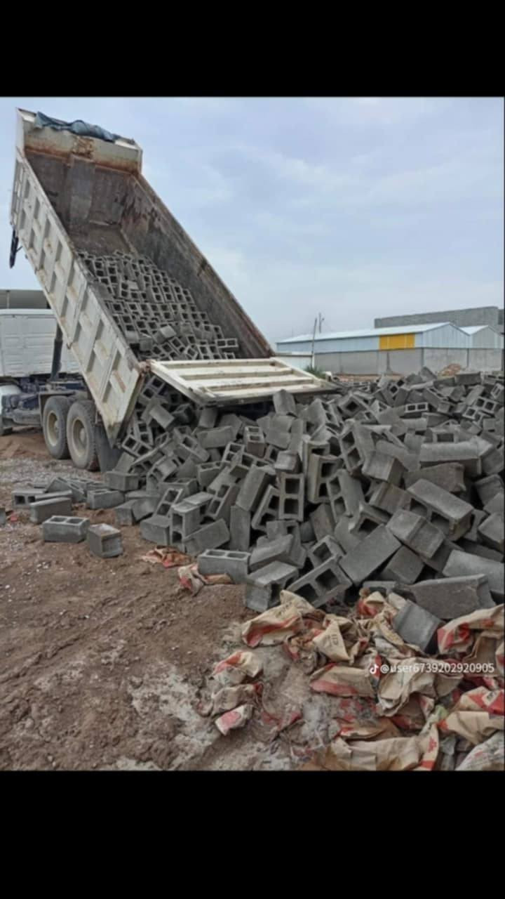 يوجد بلوك (قلاب)درجة اولى طريق الباوية سعر(1000) بلوكة  ب450 الف مطروح بالمعمل توصيل كافة مناطق  ديالى  للتواصل عل الرقم أو الوتساب ***********
