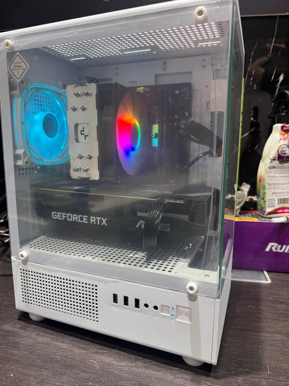 تجميعة البيع 
I5 12400f
B760M Gigabyte ddr4
Ram 16gb 3200 8x2 ddr4
Rtx 3060 12gb asus 2fan 
M.2 512g. Wd gen 4 5000
Cooler deepcool ag400 rgb 
Psu 650w Ruix bronze 
Case Ruix vzae m 
سعر قفل مليون بدون مراوس فقط بيع بغداد, العراق


**إذا كنت صاحب هذا الإعلان وتريد حذفه لأي سبب، رجاءا أرسل رسالة إلى الدعم الفني**