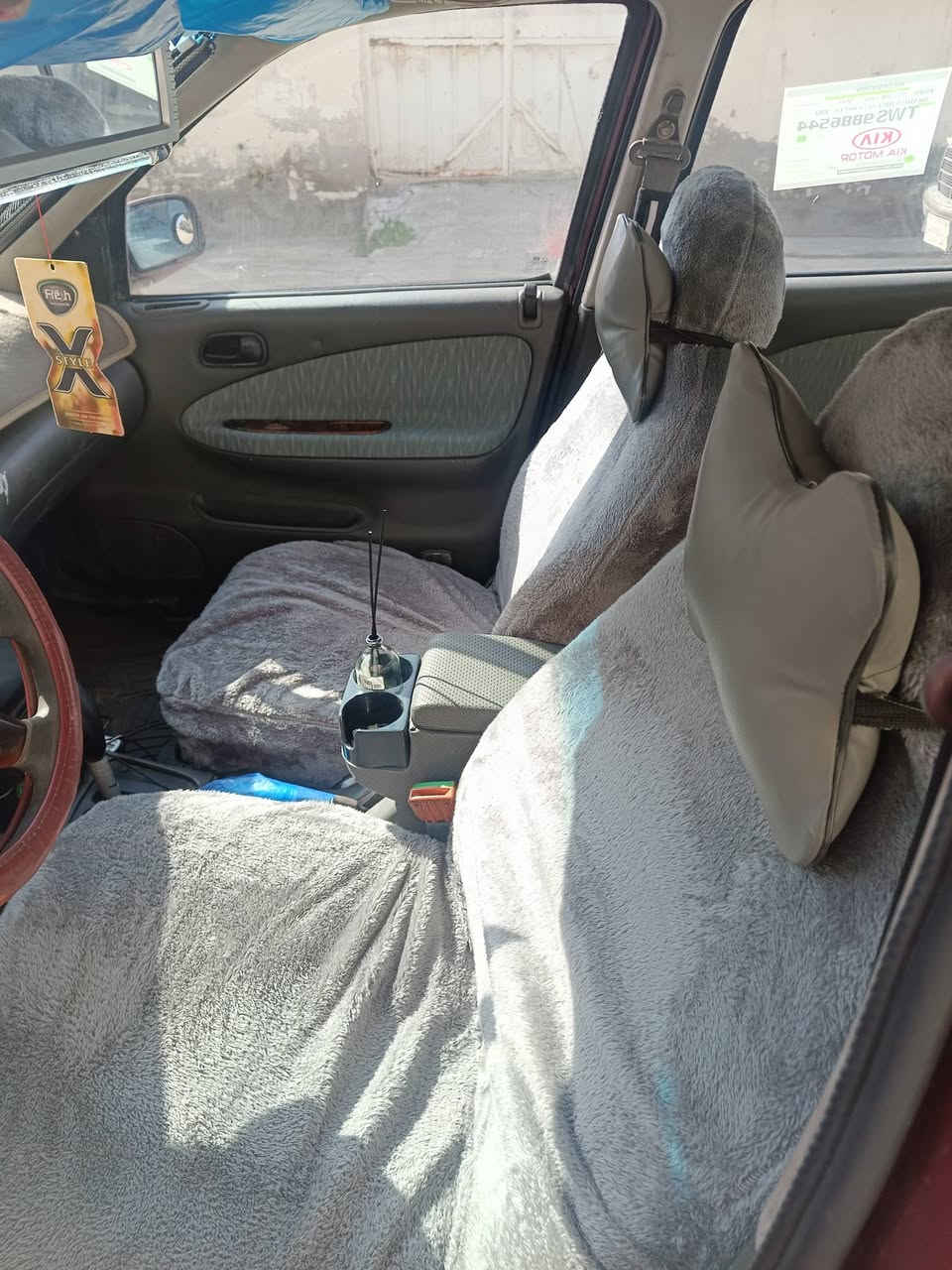 كيه سيفيا موديل 95 سياره بسمي كير اتوماتيك  محرك مسكر  تبريد  مصبوغه عام 
تخم تاير  قبل سبوع  
سياره متعوب عليه 40 وبيه مجال بسيط 
عنوان واسط قضاء الحي ***********
