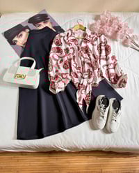 قميص وتنورة • مقاسات ٣٨-٤٦