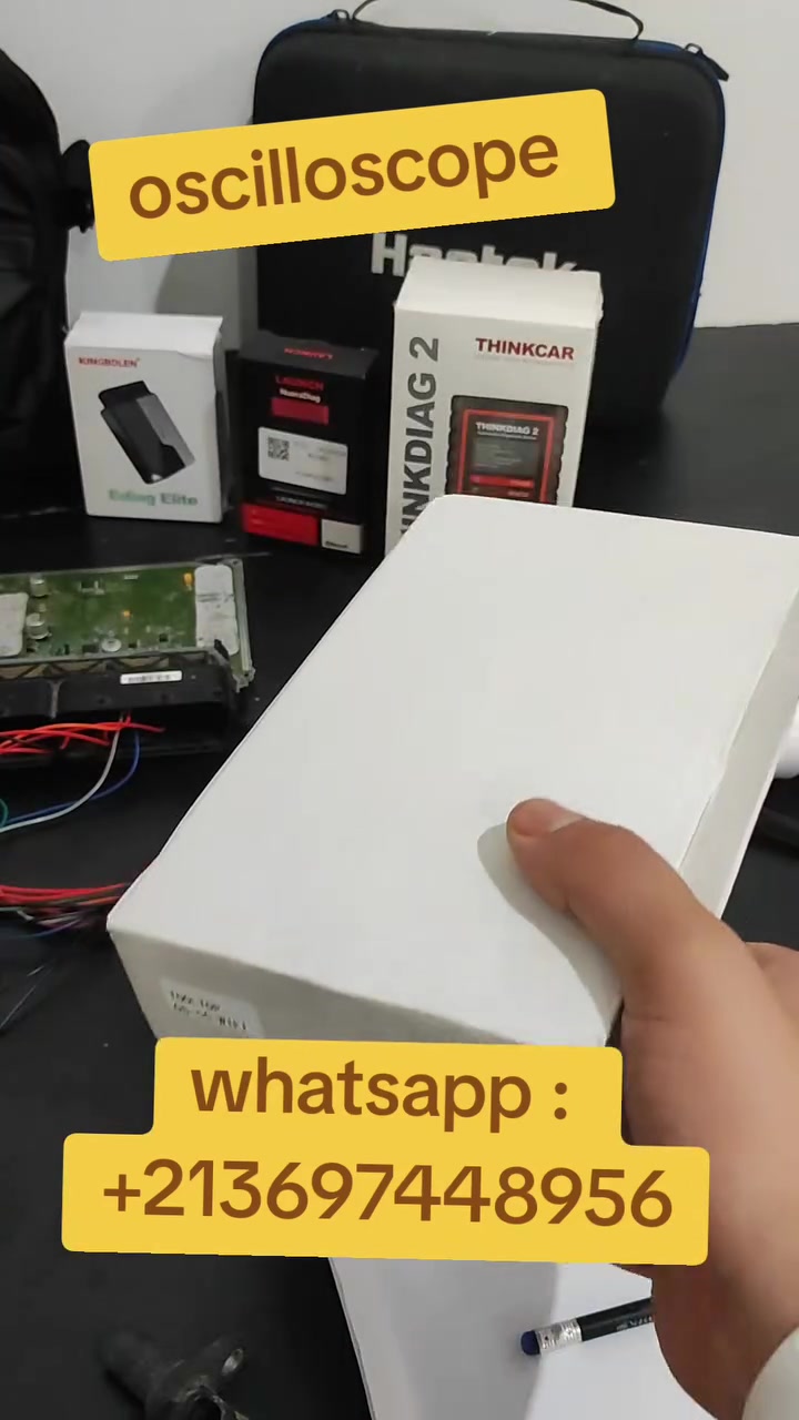 شوف الكهرباء بعينيك ونحي الشك مع الأوسيلوسكوب! 🛠️📈
خاوتنا الحرفيين والكهربائيين، جبنا لكم جهاز Oscilloscope الاحترافي المخصص للسيارات. هذا ماشي مجرد سكانير، هذا الجهاز اللي يفصل بين الكهربائي العادي والكهربائي المحترف.
🏁 فحص دقيق للـ Signaux تاع كامل لي كابتور في الطوموبيل.
🏁 سلعة مضمونة تخدم بيها وعينيك مغمضين وتوفر وقتك وتعبك.
🏁 التوصيل حتال باب المحل في 58 ولاية.
الكمية محدودة! تواصل معنا الآن واحجز حبتك: 👇
📞 0697 44 89 56


**إذا كنت صاحب هذا الإعلان وتريد حذفه لأي سبب، رجاءا أرسل رسالة إلى الدعم الفني**