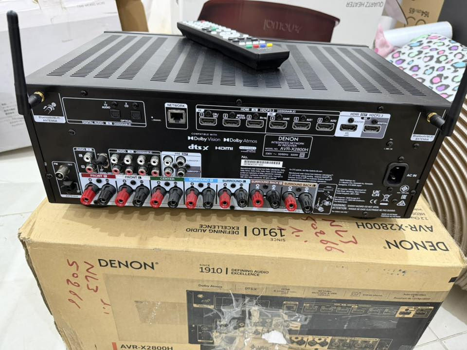 Denon AVR-2800h, 7.2 8K
جهاز جدا راقي، نظام دلباي اتموس، تلوين 8k، ٢٢٠ فولت، أخ جديد كامل ملحقاته، توصيل موجود


**إذا كنت صاحب هذا الإعلان وتريد حذفه لأي سبب، رجاءا أرسل رسالة إلى الدعم الفني**
