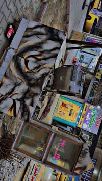 هاي العربانه كاملة بس اني فاتح غراضها حب وجبس وشاميه ماطورها بي ضعف لل...