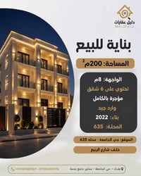 حي الجامعة • ٢٠٠م • ٦شقق مؤجرة