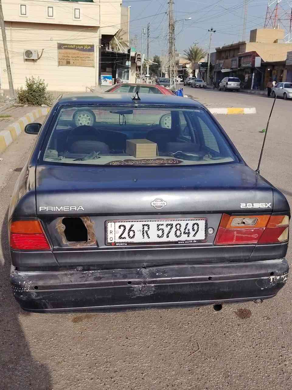 السلام عليكم سيارة برايمر نيسان صلاح الدين سنوية باسمي سيارة بيها تبخير ومثل ما واضحة بصور كشرها نضيف مابيها خياسات *********** مكانها صلاح الدين تكريت سعرها 32
