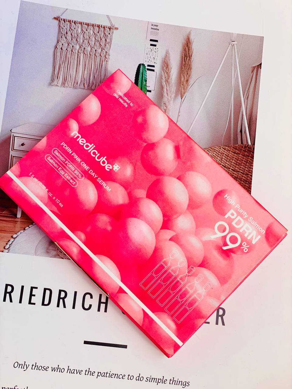 ⁨ ✨ أمبولات توهج وشد البشرة من مستخلص السالمون ✨
PDRN امبولات ميديكوب الوردية الكورية 
استمتعوا بتجربة فريدة مع مستخلص سمك السالمون، واكتشفوا إشراق بشرتكم! 💧

✅ تزيد الرطوبة بنسبة 58.7%
✅ تحسن التوهج بنسبة 38.8%
✅ مناسب للبشرة الحساسة وتم اختباره ضد الحساسية 

مع 99% من مستخلص السلمون، يسهل امتصاصه بدون لزوجة، ويعطيكم لمسة نهائية ممتلئة ومشرقة! 🌟
المنشأ كوريا الأصلي 🇰🇷🇰🇷🇰🇷


**إذا كنت صاحب هذا الإعلان وتريد حذفه لأي سبب، رجاءا أرسل رسالة إلى الدعم الفني**