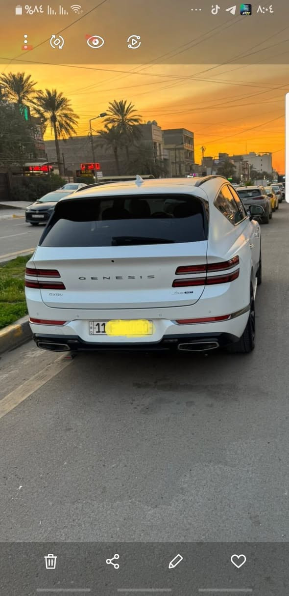 جينيسس GV80 برستيج 2024 - أعلى فئة بالجينيسس رقم بغداد
السيارة مميزة اربع ركاب  VIP
اللون مميز : مات ابيص اصلي
ماشيه : 33 الف ميل
المواصفات :
• محرك 3.5 لتر Twin Turbo V6
 مقاعد مساج تبريد + تدفئة + استيرن تدفئة 
 تسجيل وخزن صوت
 دفع رباعي
  بردات كهربائية 
 مودات قياده خمسة
  كامرات محيطية كل الجهات
 تحكم بصوت الاكزوز
 بيبان شفط + صندوق كهرباء شفط
 شاشه 14.9 انج
 18 سماعة
  تحديد مسار وقيادة ذاتيه ذكية
  التنبيه عند النوم اثناء القياده
 تشغيل عن بُعد
 .تحكم بالريموت تقديم وتأخير السيارة.
 سقف بانوراما.
 قيادة ذاتية بالكامل.
 نظام الخروج عن المسار.
  نظام الإطفاء الذاتي.
  خمس وضعيات قيادة
 نظام الركن الذاتي (Auto Park).
أنظمة الأمان:
 • حساسات أمامية وخلفية.
 • نظام التنبيه عند النعاس.
 • التوقف التلقائي في حالة الاصطدام.
 • كاميرات 360° (أمامية، خلفية، وجوانب)
 • رادار أمامي، خلفي، وجانبي.
 • كاميرا مدمجة مع الإشارة.
المقصورة الداخلية:
 • مقاعد جلد كهربائية مع ذاكرة (للسائق والراكب الأمامي).
 • تحكم كامل من المقاعد الخلفية.
 • نظام صوتي فاخر مع إضاءة داخلية LED قابلة للتغيير.
المزايا الإضافية:
 • • مرايا قابلة للطي كهربائياً مع إشارات ترحيب.
 • نظام تشغيل ببصمة (للمحرك والأبواب.
 • شحن لاسلكي.
 • ماوس للتحكم بالشاشة.
 • نظام Auto Hold.
 • شفتات تبديل السرعة خلف المقود.
 • فرامل إلكترونية (هاند بريك بصمة.
 • نظام الدخول الذكي بدون لمس.
 • إضاءة LED كاملة داخلية وخارجية.
المزايا الخارجية:
 • شعار Genesis مضاء عند الاقتراب.
 • نظام تحديد المسار.
موصفات برستيج كثيرة جدا لا يمكن ذكرها
ضرر السيارة:
بابتين جهة اليمين تم تبديلها اصلية
العنوان: بغداد / زيونة
موبايل:
  ***********
***********
