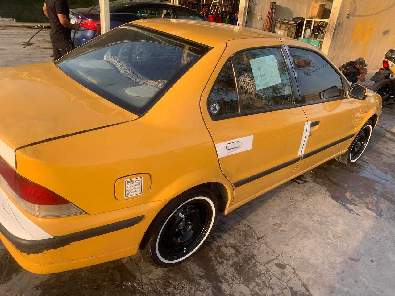 سلام عليكم سمند 2011 سنويه جديده وهزه تحويل مابشر بسمي كير مكينه حداديه بيها صبغات ودعجه خفيفه بلجنطه ومصلحه بدون دواخل كهربائات كلها شغاله ماذب عليها لو ربع كبل لشارع السعر 34وبيها مجال كلش قليل مكاني بابل محاويل ***********
