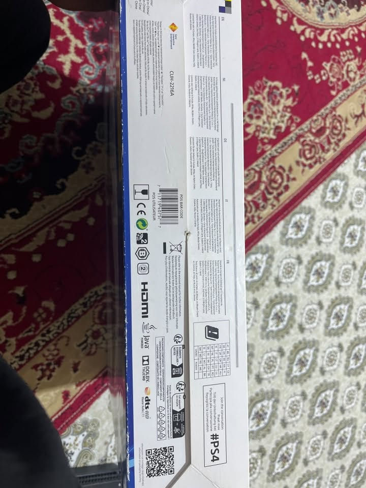 سوني 4
جوستك اصلي 
اولاين
لك ستيكر
مستخدم ٦ اشهر 
كارتون ماله وكامل 
مع قرص واحد قراند 5
مكاني البصره الزبير -الشعيبه-
الجهاز نضيف ورخيص 
رقمي
***********
