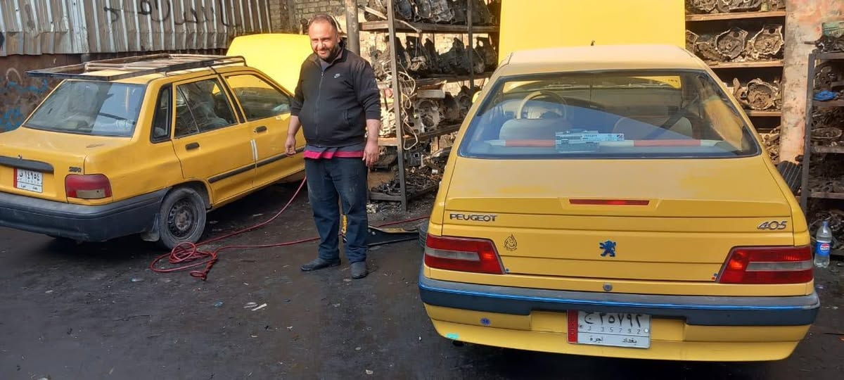 سلام عليكم شباب تصليح كيرات سايبه 🚕طيبه 📍بيجو 🛠️سمند  كافه انواع الكير العادي ( اكو خصومات) وشغل عل ضمان 🚕 والتصال علا ارقم (***********)
