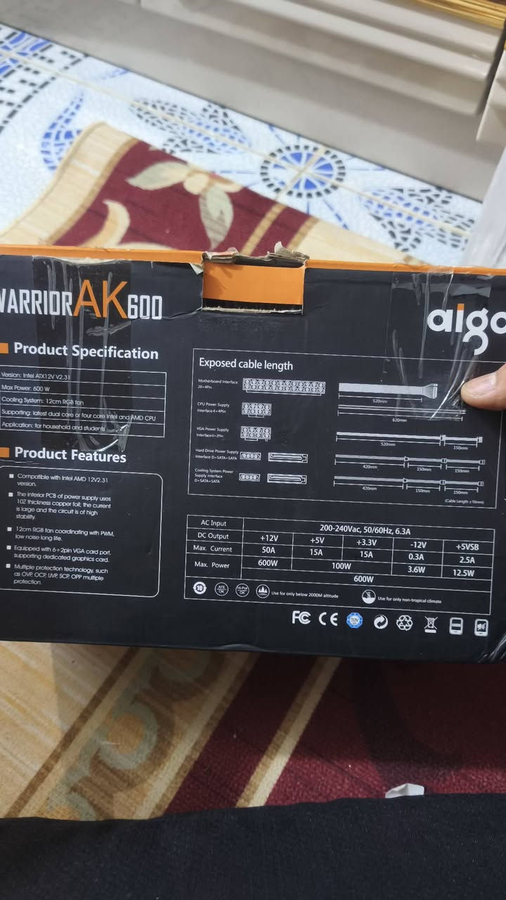 باورسبلاي aigo  rgb شبه جديد 600 واط سعره 60 الف


**إذا كنت صاحب هذا الإعلان وتريد حذفه لأي سبب، رجاءا أرسل رسالة إلى الدعم الفني**