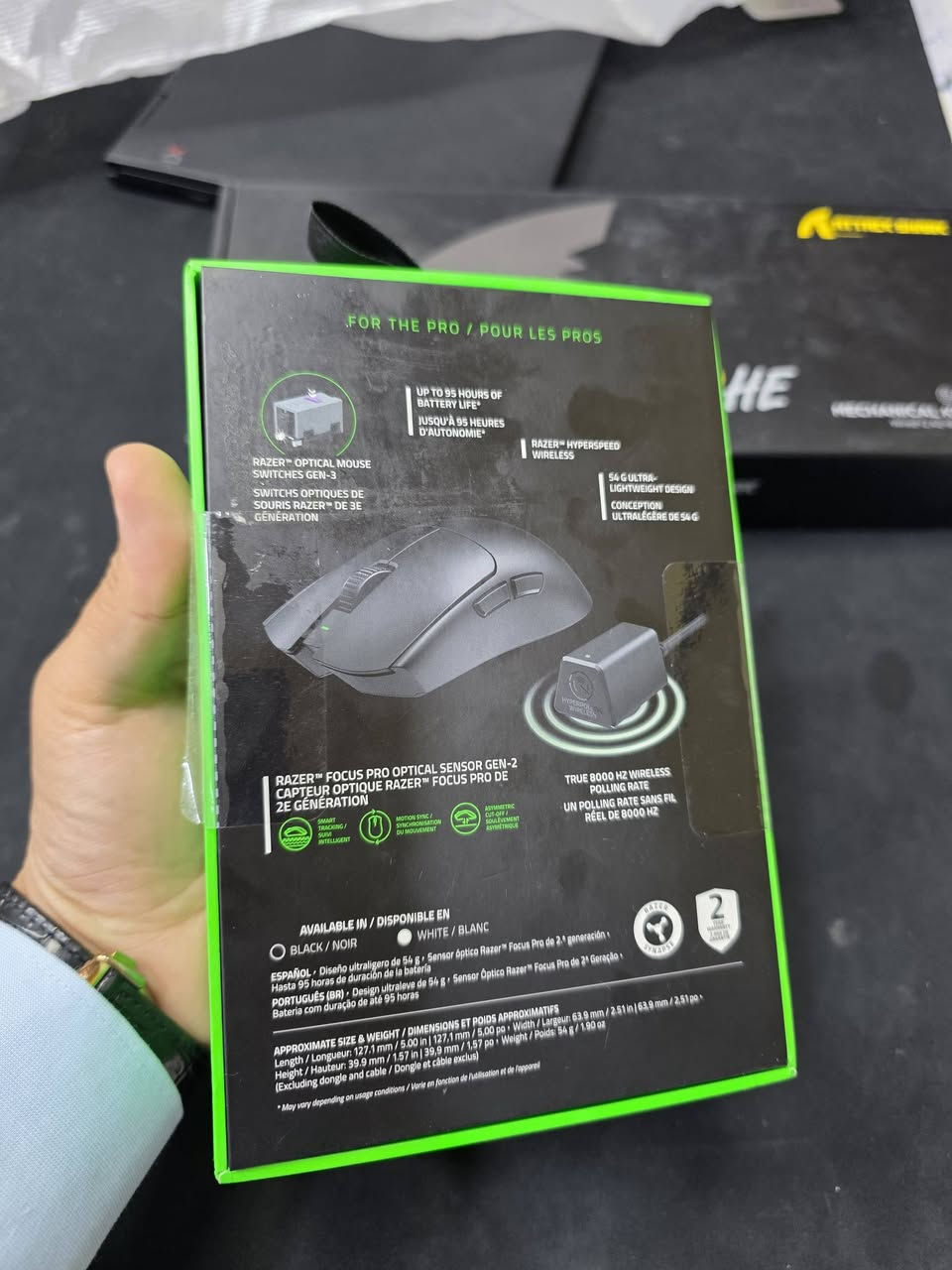 Mouse Razer Viper v3 Pro
ماوسی ئۆرگینالی مارکەی ڕایزەر
هەولێر
نرخ ١٠٠ هەزار
وەک نوێ وایە کەم بەکار هاتوە


**إذا كنت صاحب هذا الإعلان وتريد حذفه لأي سبب، رجاءا أرسل رسالة إلى الدعم الفني**