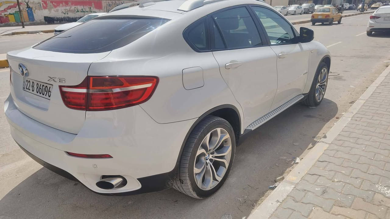 🚘✨ للبيع – BMW X6 موديل 2013  

📍 المواصفات:  
✅ خليجية – شركة العروش  
🛡️ السيارة فول نضافة ومكفولة من التبديل والصبغ  
📄 كفالة عامة – جاهزة للاستعمال  
📊 الممشى: 131 ألف كم قابل للزيادة  
🛞 صار 20 يوم مبدل زوج تايرات أمامية بـ 650 دولار  
🔧 مع ادامة كاملة بشركة العروش بـ 4 دولار  

📞 للتواصل اتصال مباشر: ***********  
📩 علق ويصلك السعر مباشرة  

#BMW #X6 #X6_2013 #سيارات_العراق
