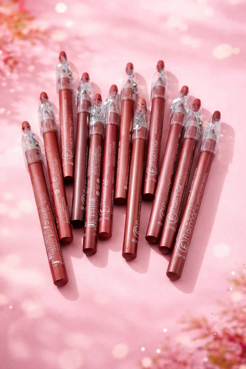 ✨ أقلام تحديد الشفاه ✨
ألوان ثابتة وجميلة تناسب كل الأذواق 💄
ناعمة على الشفاه وسهلة الاستخدام

🌸 ألوان متعددة
🌸 ثبات ممتاز
🌸 تعطي شكل مرتب وجذاب للشفاه

السعر القطعه ألف مناسب جداً 🔥


**إذا كنت صاحب هذا الإعلان وتريد حذفه لأي سبب، رجاءا أرسل رسالة إلى الدعم الفني**