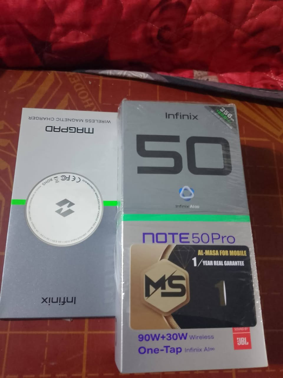 انفنكس نوت 50 برو
جهاز مستخدم قليل
للبيع سعر 260 وبي مجال بسيط
مكاني تكريت حي القادسيه 
رقمي ***********
