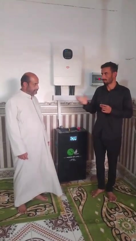 تم تنفيذ هذه المنظومة 🙏🏻🔥
موقع العمل  المسيب حي العسكري 

لتوفير أقصى درجات الاعتمادية والكفاءة

 مع قدرة تخزينية متقدمة 

تضمن استمرارية التغذية الكهربائية واستثماراً طويل الأمد في الطاقة النظيفة.

مكونات المنظومة:

◾ انفيرتر 8 كيلو بضمان 3 سنوات

◾ بطاري 17 كيلو  بضمان ٥ سنوات

◾ عدد 8 لوح لونجي  بقدرة615 واط للوح الواحد بضمان 10 سنوات

مميزات المنظومة:

✓ تخزين طاقة كبير لتغطية الأحمال لساعات طويلة

✓ كفاءة عالية في تحويل وإدارة الطاقة

✓ استجابة ذكية وسريعة لتغير الأحمال

✓ استقرار وأمان تشغيلي على مدار الساعة

✓ تقليل كبير في استهلاك الكهرباء التقليدية

حل متكامل يجمع بين أحدث تقنيات LONGi و ايتل لتقديم أداء موثوق وكفاءة استثنائية تلبي متطلبات المنازل الكبيرة والمشاريع التجارية.

وياك لأنك تستحق الأفضل

📍 بابل المسيب حي المعلمين طريق السيد ابراهيم 

📞 ***********

📞 ***********
