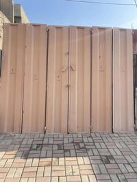 باب حديد • ٦ فردات • عرض٣م ارتفاع٢٢٥سم