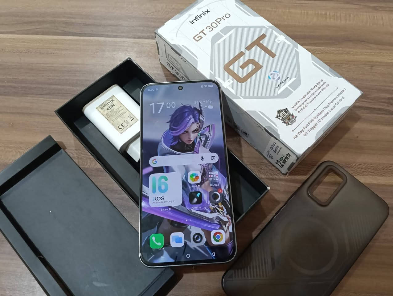 مكلفة شراي يتصل فقط ***********
انفنكس gt 30 pro ذاكرة 256 عشوائية 12+12 جهاز نضيف كلش مكفول غراض كاملة سعرة 400 
بوبجي 120 فريم
