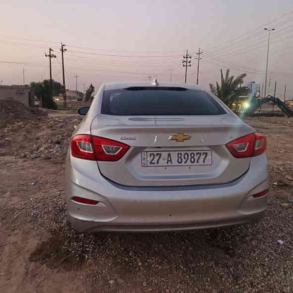 سيارة شوفر ليت كروز 2019 LTحساسات خلفيه كامره دواره اوتو ستوب مثبت سرعه كشنات تدفئ اطفاء ذاتي تشغيل عن بعد
اما ضربته جاملغ وبنيد بمريكا وبلعراق ضربه جاملغ خلفي ضربه خفيفه ومصلح تبريد وكير وحداديه وتخم تاير خير من الله جدد  *********** ( 77$ )
