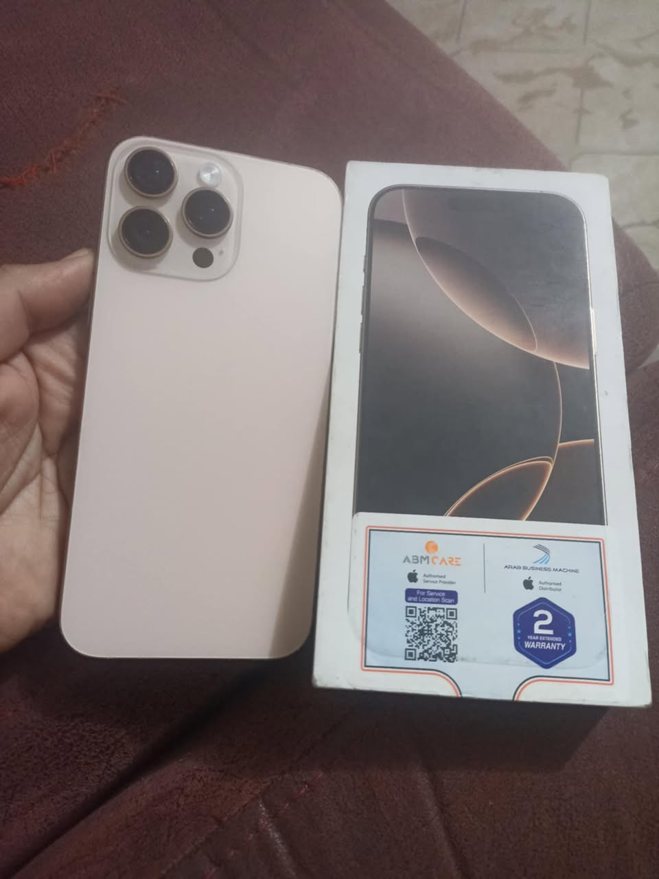 السلام عليكم ايفون 16 برو ماكس
ذاكره 256 بطاريه 256 ماستر كامل ملحقاته 

للبيع او لمرواس السعر 875 وبي مجاال مبايل مبدل شاشه الوانه تخبل فيس ايدي شغال لا بيها نقاط ولا تعلك عدد دورات شحن 157 مكاني بغداد حي اور


**إذا كنت صاحب هذا الإعلان وتريد حذفه لأي سبب، رجاءا أرسل رسالة إلى الدعم الفني**