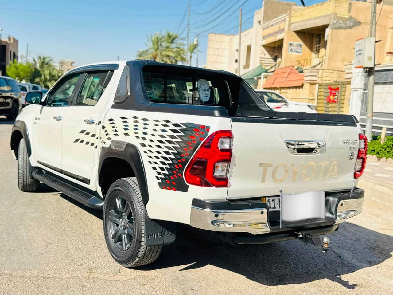 سلام عليكم تويوتا هايلوكس 2021 
السعر.     305 بيها مجال 

***********
كفاله عامه من جميع النواحي 
السياره ماشيه 77
TRD. ساز 
  فول موصفات 
 رقم بغداد بسمي تحويل مباشر السياره جديده على وضع الشركه 
ملاحضات السونار مرفق المنشور 
مكان السياره بغداد 
***********
