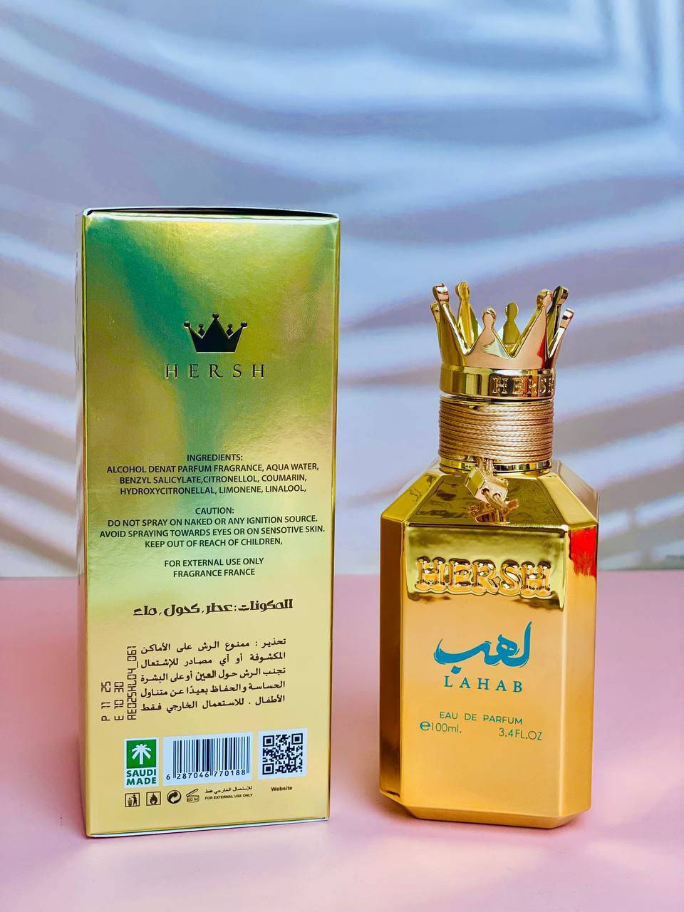 🔥 عطر هرش لهب – 🔥
⚡ فخامة تشتعل من أول رشة ⚡

عطر يجمع بين الانتعاش والهيبة، بروح عصرية وعبير شرقي فاخر ✨
تجربة لا تُنسى لعشّاق التميز والجرأة 👑

💨 افتتاحية: نفحات فلفل أسود ولمسة جريب فروت منعشة 🍊
🌿 قلب العطر: رائحة الريحان التايلندي ونجيل الهند تضيف طاقة وأناقة فريدة
🌌 القاعدة: باتشولي عميق يمنح ثبات طويل ورائحة تلتصق بالذاكرة

💎 تصميم فخم – أداء قوي – حضور لا يُقاوم
المنشأ السعودية الأصلي🇸🇦 
📦 السعة: 100 مل
👨‍🎨 عطر : للجنسين 🙍‍♀️

السعر ٣٠ الف


**إذا كنت صاحب هذا الإعلان وتريد حذفه لأي سبب، رجاءا أرسل رسالة إلى الدعم الفني**