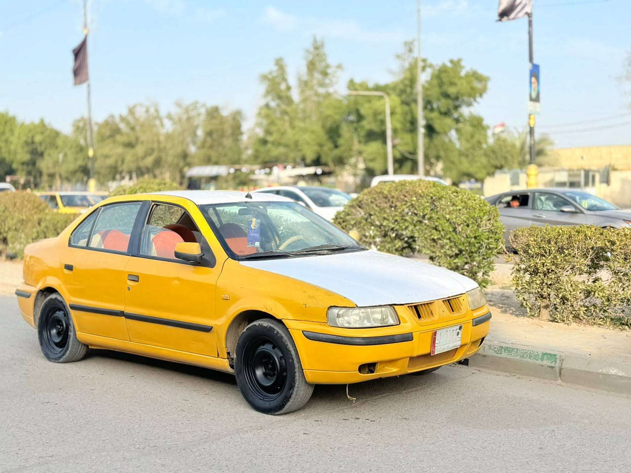 سمند 2011سيارة جاهز كير مكينه حداديه تخم تاير هيئه مصفره رقم مثني بسمي السعر 23وبيها مجال بسيط مكان سياره السماوه لاستفسار ***********
