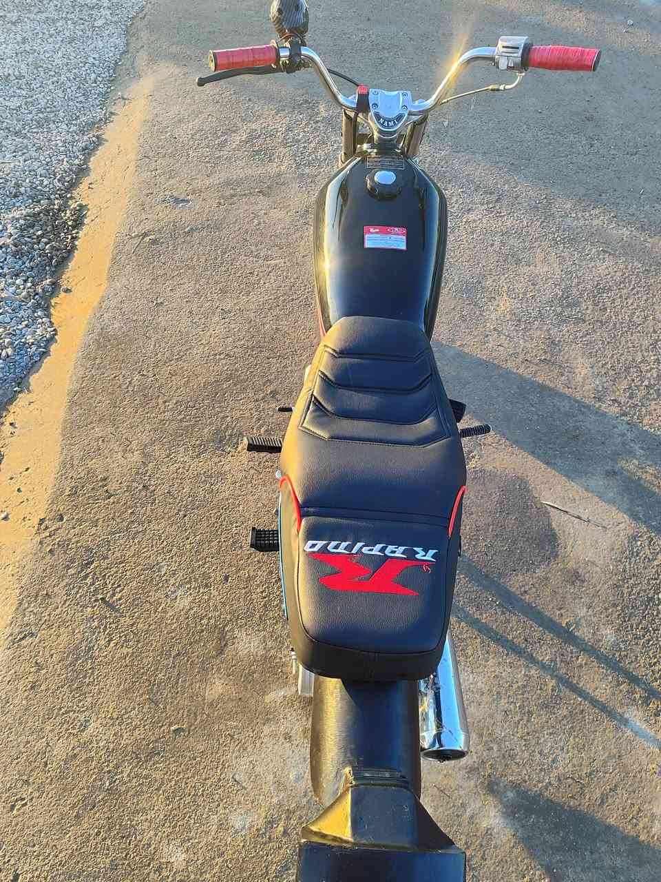 السلام عليكم دراجة للبيع حربي رابيدو موديل 25 شاصي نامة أوراق اصولي الدراجة خير من الله نشطة وتعمير جديد الدراجة ما بيها اي نقص السعر ب 600 وبيها مجال مكاني دلي عباس للاستفسار ***********.
