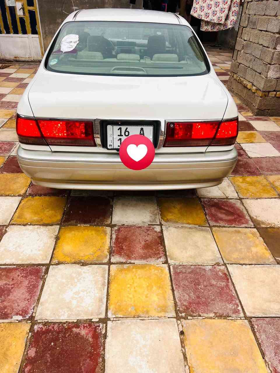 السلام عليكم ورحمه الله
ملكه كفاله من الكص والعيب الشرعي والنقل والاصوليات 
صبغ عام لغرض الهزة 
مداور ثاني يوم وين ما اعجبك مشروع وطني رقم القادسيه
قرار 48 موديل 2001
دكمتين 
برده خلفيه 
بك لايت كرستال 
تخم تاير صارله يومين 
محرك فيفيتي 3000
ترايك 180 وين ما تريد 
السعر 120 وبيه مجال العنوان ناصريه مركز 
اتصال ***********
