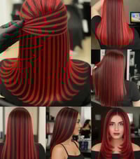 صالون هوى بغداد • فلوجه شارع الجيش • صبغ طول الشعر