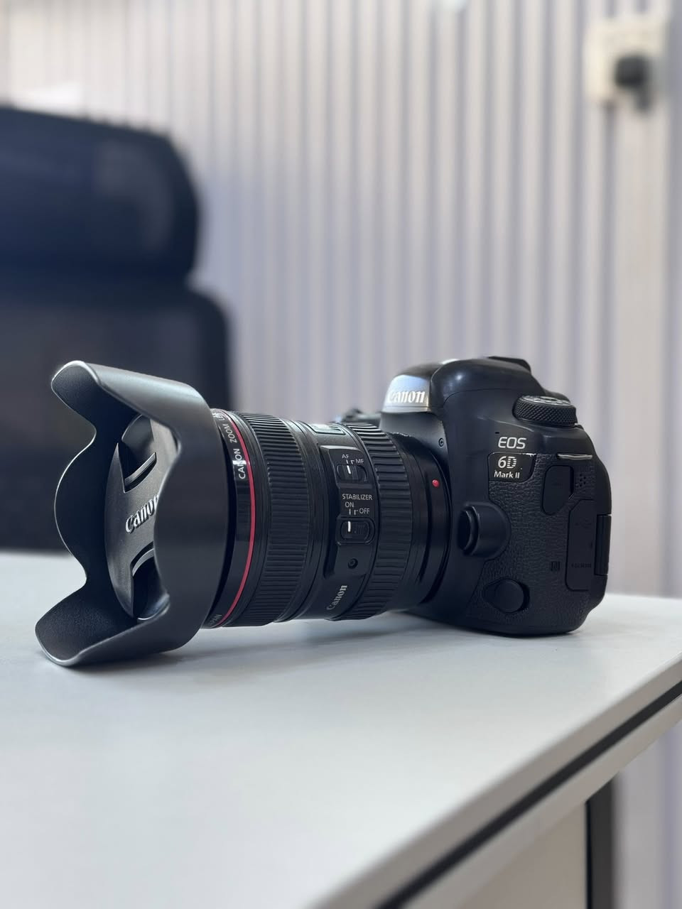 #daste_dw_مستعمل
——————————-
Canon Eos 6D mark II
Lens  24-105mm F4 IS USM
Clean 90%
Shutter 51K


**إذا كنت صاحب هذا الإعلان وتريد حذفه لأي سبب، رجاءا أرسل رسالة إلى الدعم الفني**